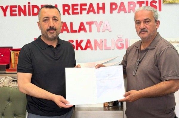 Yeniden Refah Partisi Arapgir İlçe Başkanlığına Serdar Halıcı